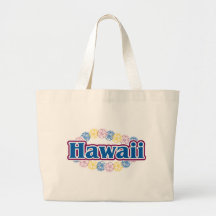 Hawaii flowers bag