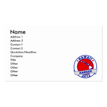 Hawaii Fred Karger Business Card Template