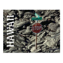 Hawaii Lava Stop Travel Postcard