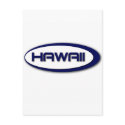 Hawaii Oval Vertical Post Card postcards