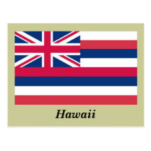 Hawaii State Flag Post Card