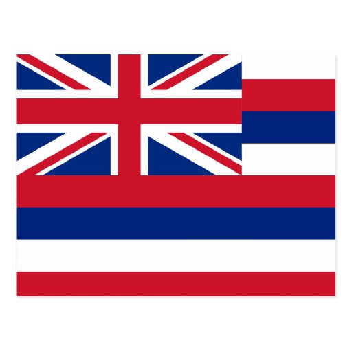 Hawaii State Flag Postcards