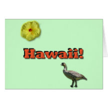 Hawaii State Greeting Card