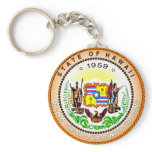 Hawaii State Seal Keychain