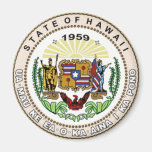Hawaii State Seal Refrigerator Magnet