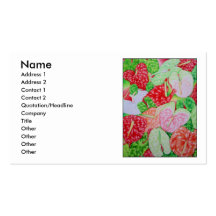 Hawaiian Anthuriums Business Cards