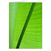 Hawaiian Banana Leaf Card
