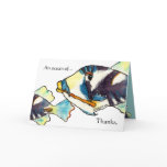 Hawaiian Cartoon Fish Thank You Cards