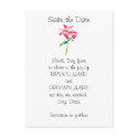 Hawaiian Customisable Save the Date postcards