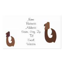 Hawaiian Fish Hook Business Cards