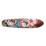 Hawaiian Floral Skateboard