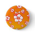 Hawaiian Flowers buttons