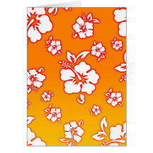 Hawaiian Flowers Card