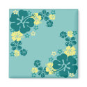 Hawaiian Flowers Magnets