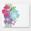 Hawaiian Flowers Mousepad
