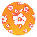 Hawaiian Flowers stickers