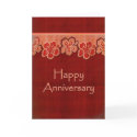 Hawaiian Hibiscus Anniversary cards