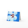 Hawaiian Hibiscus on Blue Note Card