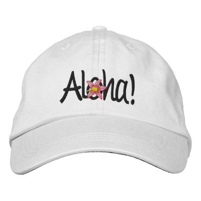 Hawaiian Honeymoon Embroidered Cap Embroidered Baseball Caps by pjwuebker