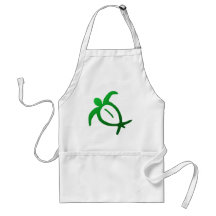 Hawaiian Honu Petroglyph - Apron
