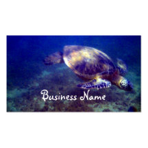 Hawaiian Honu Sea Turtle Business Card