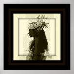 Hawaiian Hula Girl Poster