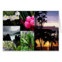 Hawaiian Island Collage cards
