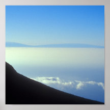 Hawaiian Islands from Haleakala Summit Poster