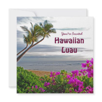 Hawaiian Luau Party Invitation