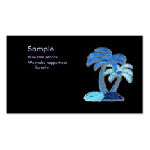 Hawaiian Palm tree Profile card Business Card