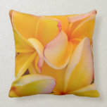 Hawaiian  Plumeria Throw Pillow