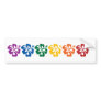 Hawaiian Rainbow Bumper Sticker