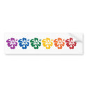 Hawaiian Rainbow bumper stickers