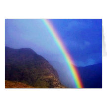 Hawaiian Rainbow Card