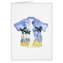 Hawaiian Shirt Cards
