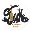 Hawaiian Stroke sticker