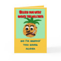 Hawaiian-Style Get Well Card
