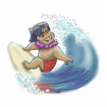 Hawaiian surfer photo sculptures