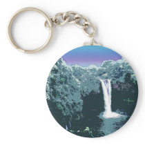 Hawaiian Waterfall Keychain