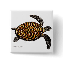 Hawksbill Sea Turtle Pin