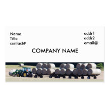 hay farmer business card template
