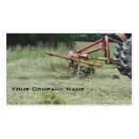 Hay tedder business card