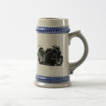 Hayabusa Black Bike Mug