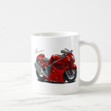 Hayabusa Red Bike Coffee Mugs