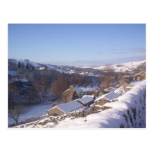 Hayfield, Peak District postcard