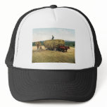 Haying in New England - Vintage 1900 hats