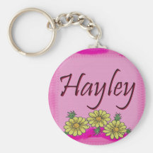 hayley Daisy Keychain