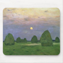 Hayricks at Dusk, 1899 Mouse Pads