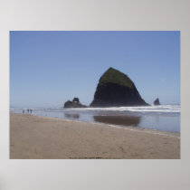 Haystack Rock Poster
