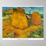Haystacks by Vincent van Gogh Posters